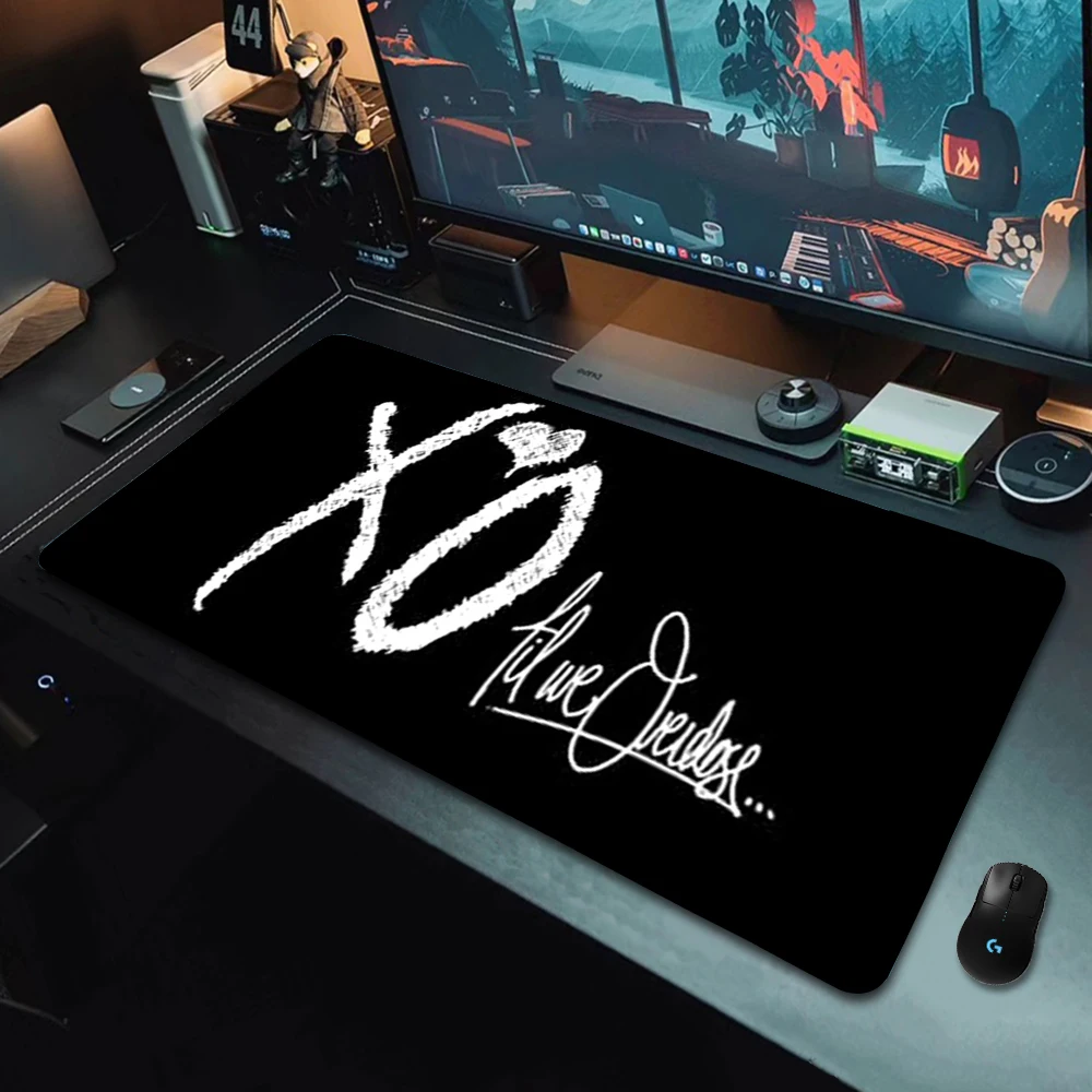 The Weeknd Xo Gaming Mouse Pad Gamer Large Home Keyboard Pad Mouse Mat Deskmat MousePad Anti-slip Gamer Natural Rubber Table Mat