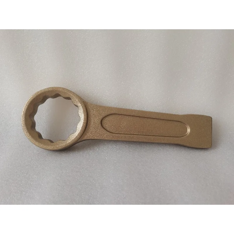Strumenti non scintillanti Chiave ad anello per smorzamento in bronzo di alluminio 34 mm adatta a vari campi