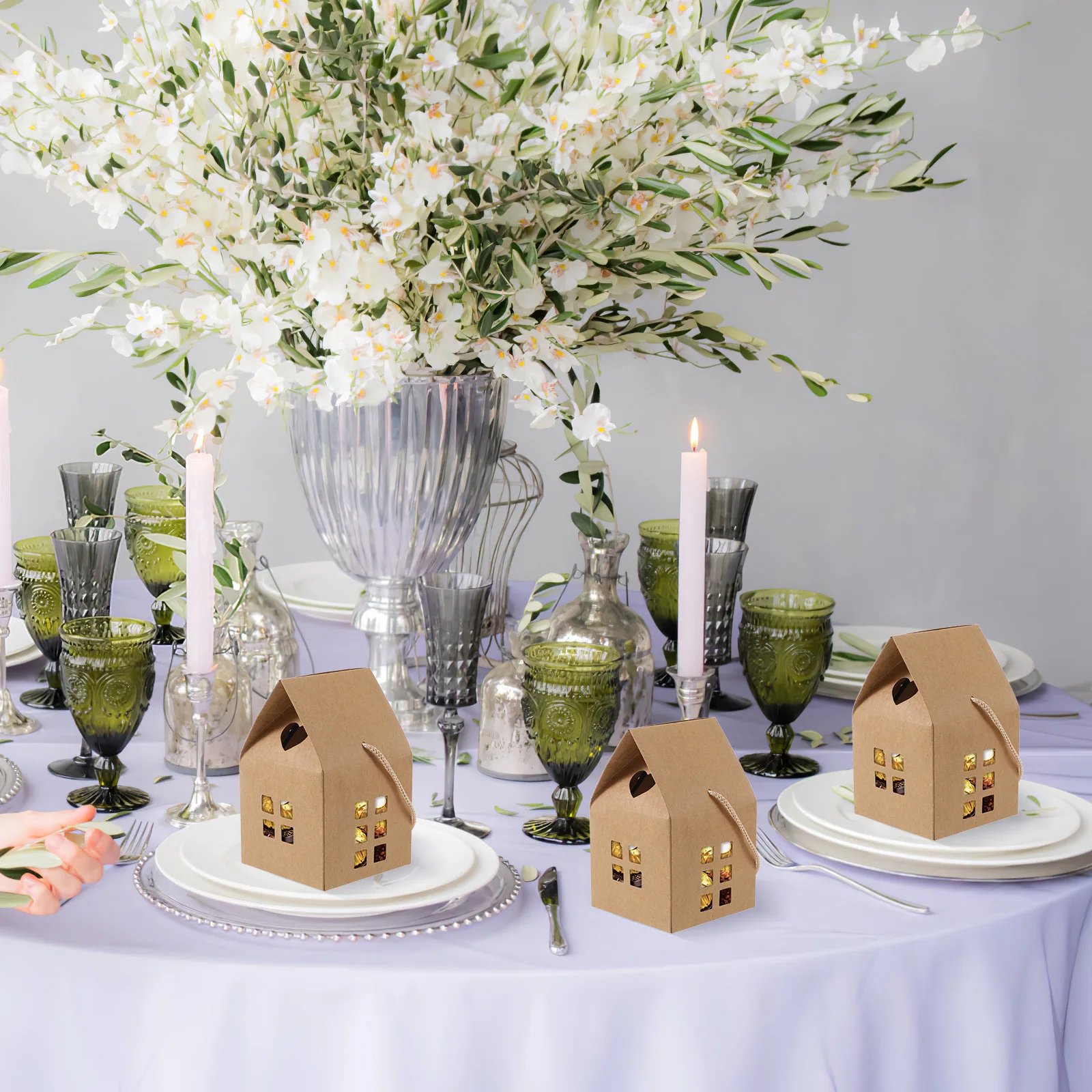 

10Pcs House Styled Gift Boxes Creative Party Candy Containers For Fun And Memorable Celebrations