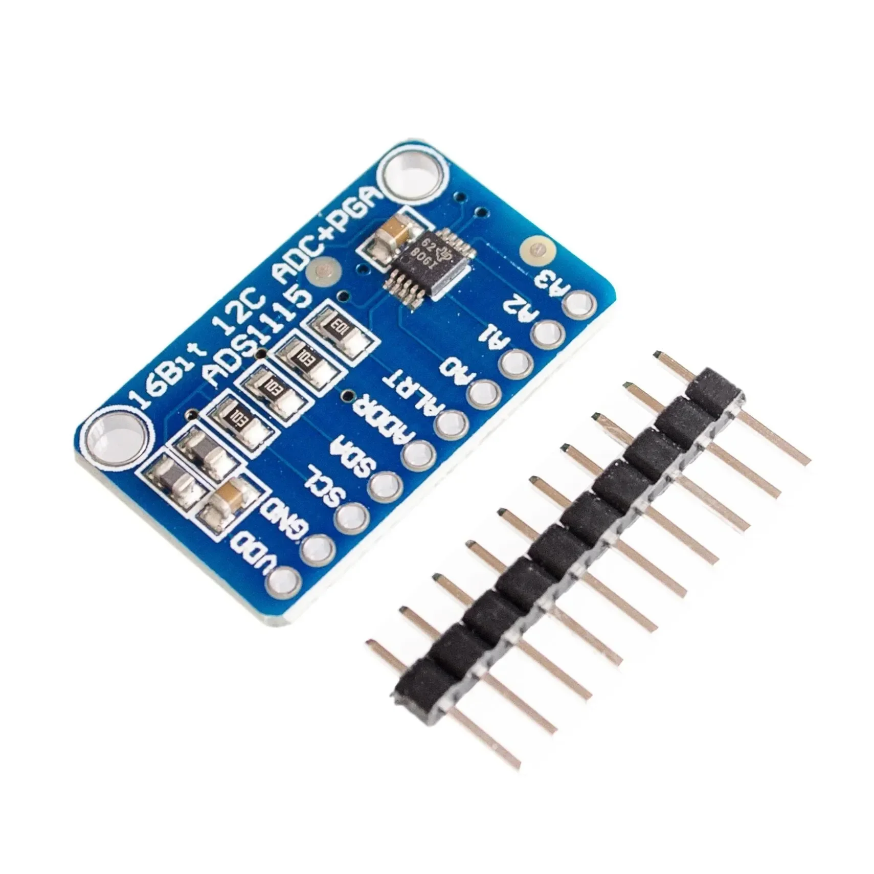 5pcs 16 Bit I2C IIC ADS1115 ADS1015 ADS1118 Converter Module PCA9306 ADC Board For Arduino RPi Level Translation Amplifier