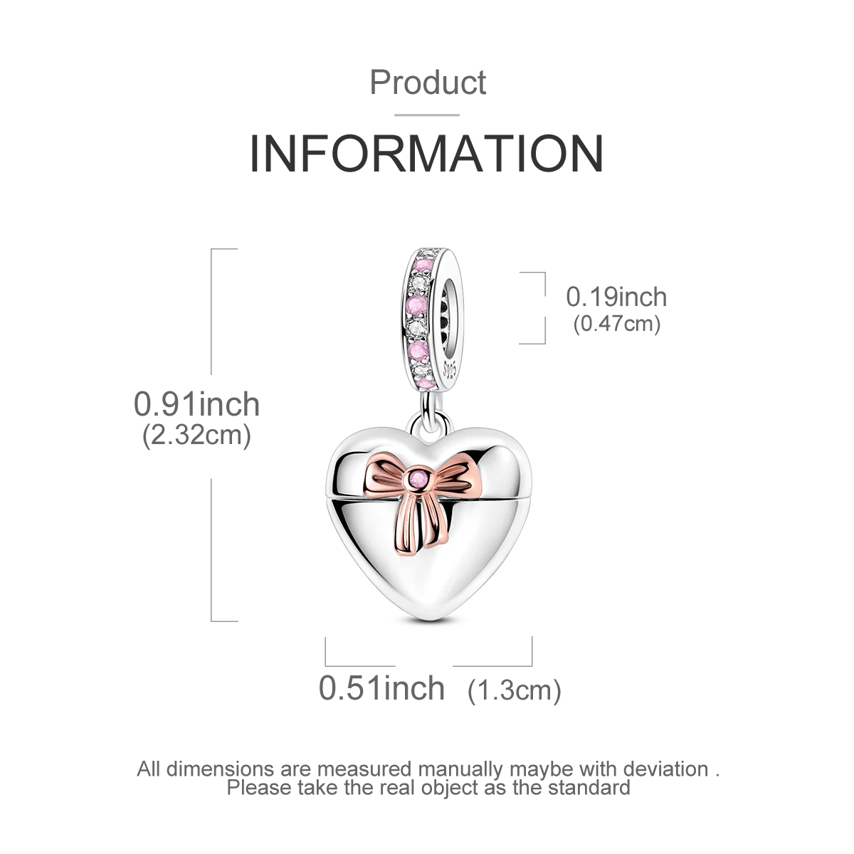 جديد في 925 فضة يمكن فتح القلب القوس قلادة جالبة للحظ الخرز مجوهرات صالح 925 الأصلي سوار للنساء لتقوم بها بنفسك هدية