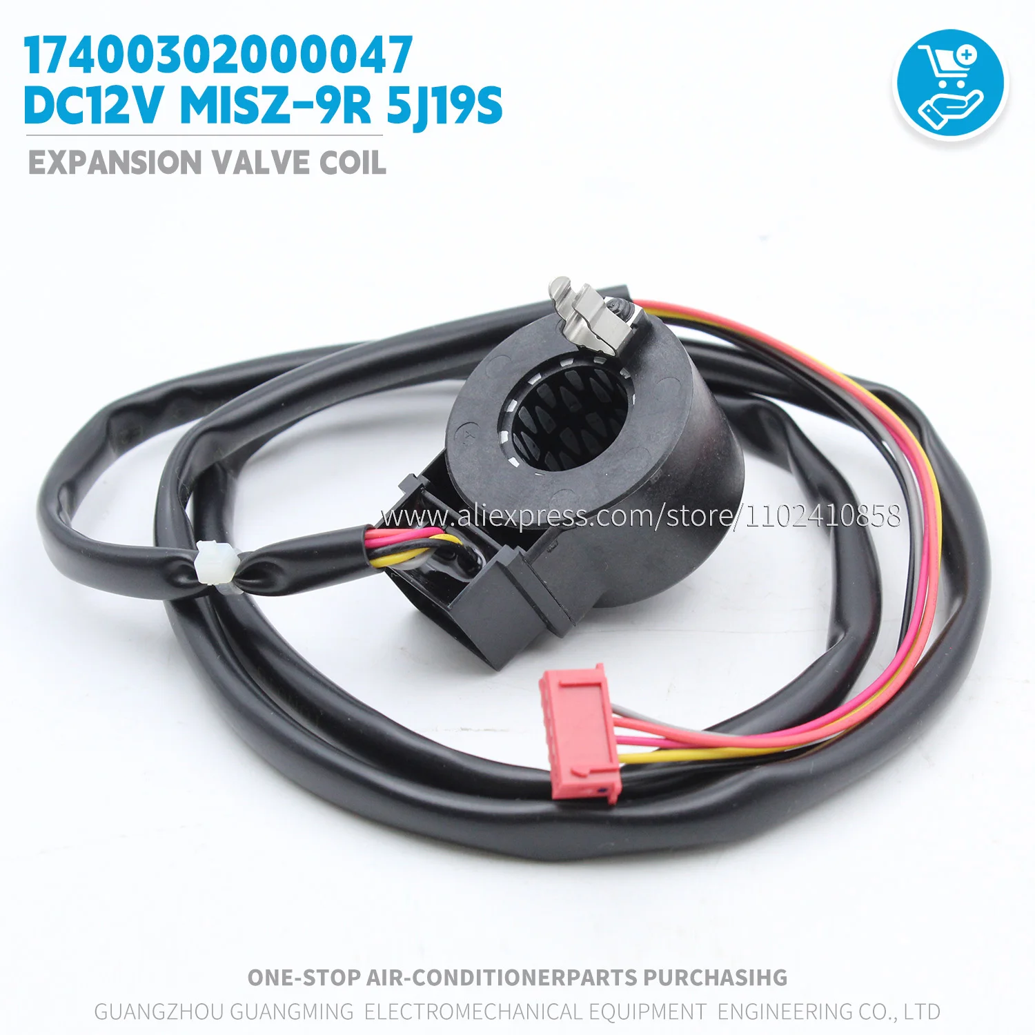 

Electronic expansion valve coil 17400302000047 MISZ-9R For Midea Indoor Unit MDV-D90T2/BP3N1-E New And Original