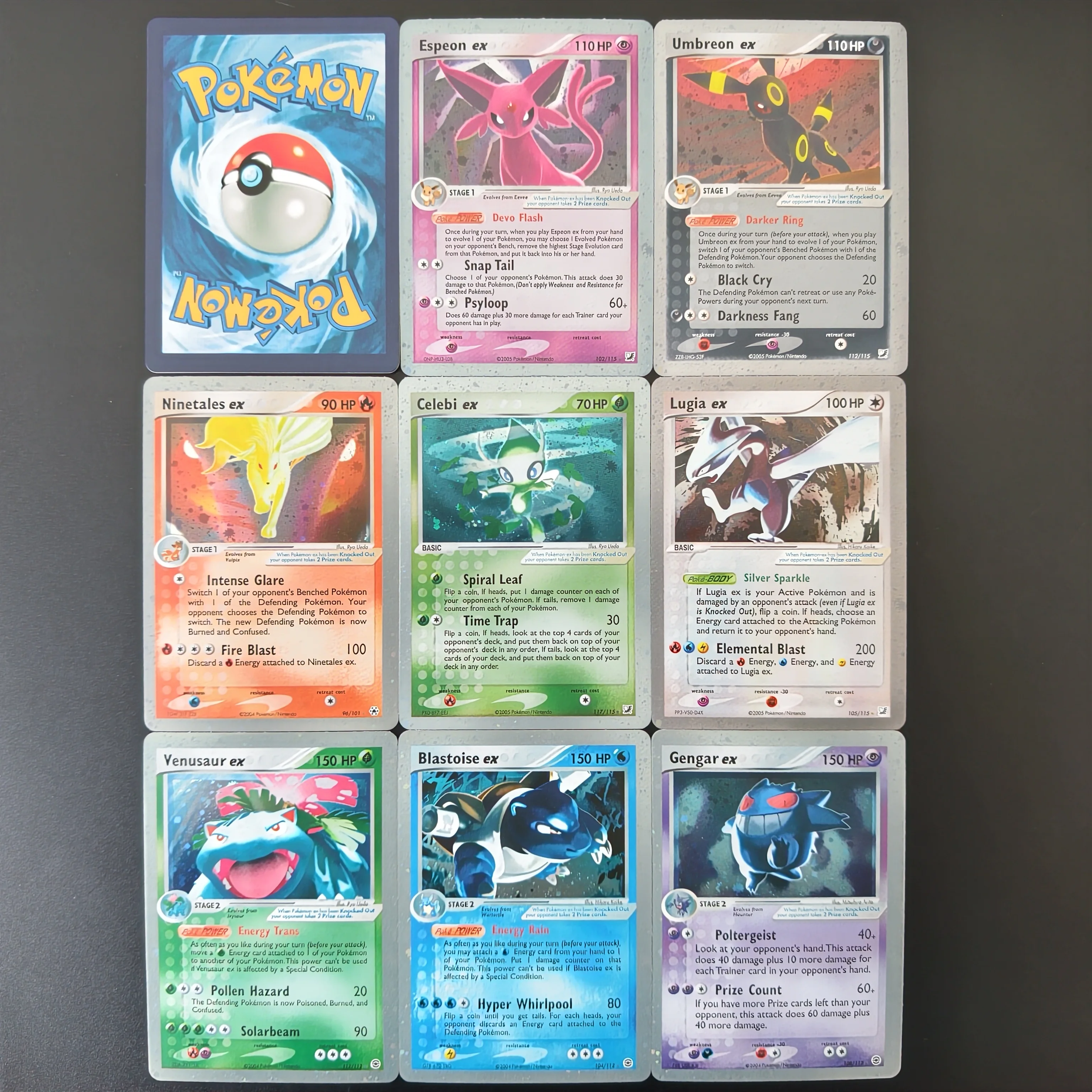 Vintage Pokemon Collectible - Винтажные/PTCG Proxy-карты Pokemon: Eeveelution, Umbreon EX,