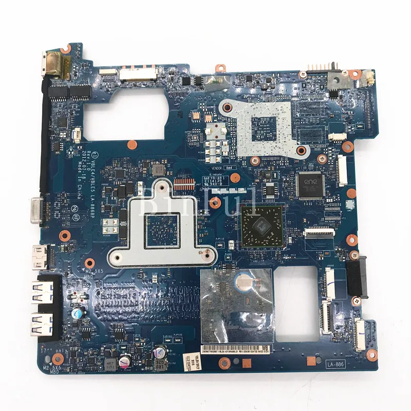 VBLE4/VBLE5 LA-8868P Mainboard For Samsung NP355V4C NP355E5C Laptop Motherboard With E1-1200 CPU 100% Full Tested Working Well