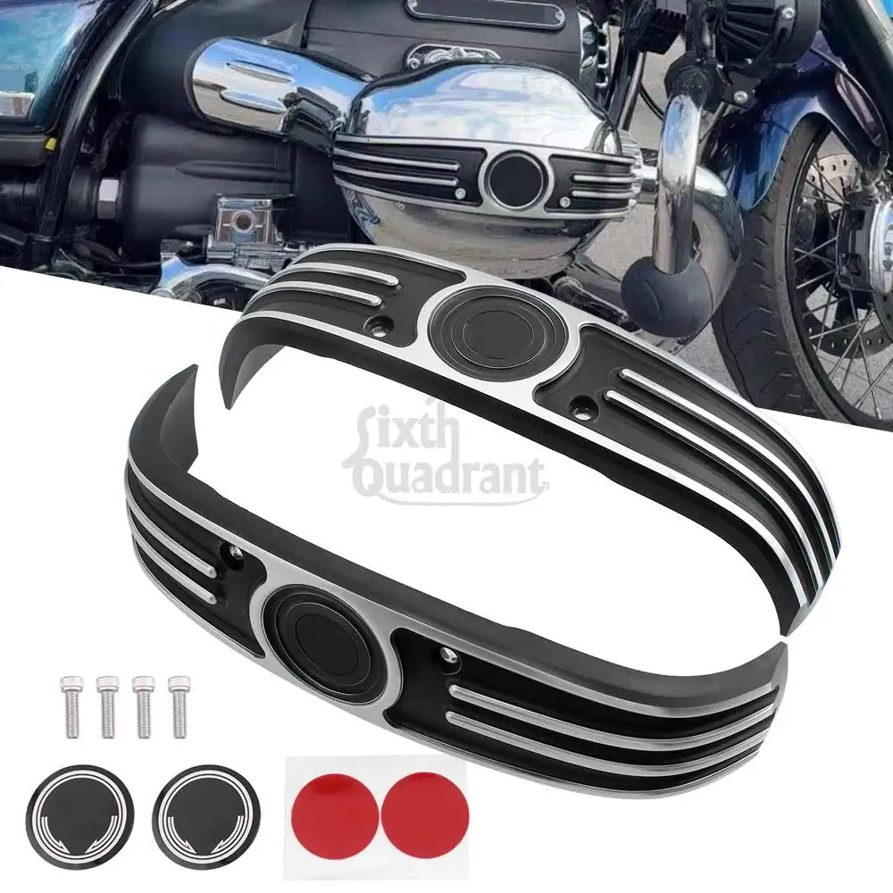 Motorcycle Accessories Cylinder Head Protector Side Engine Guard Cover For BMW R18 Classic Roctane 100 Years R18B 2020-2024