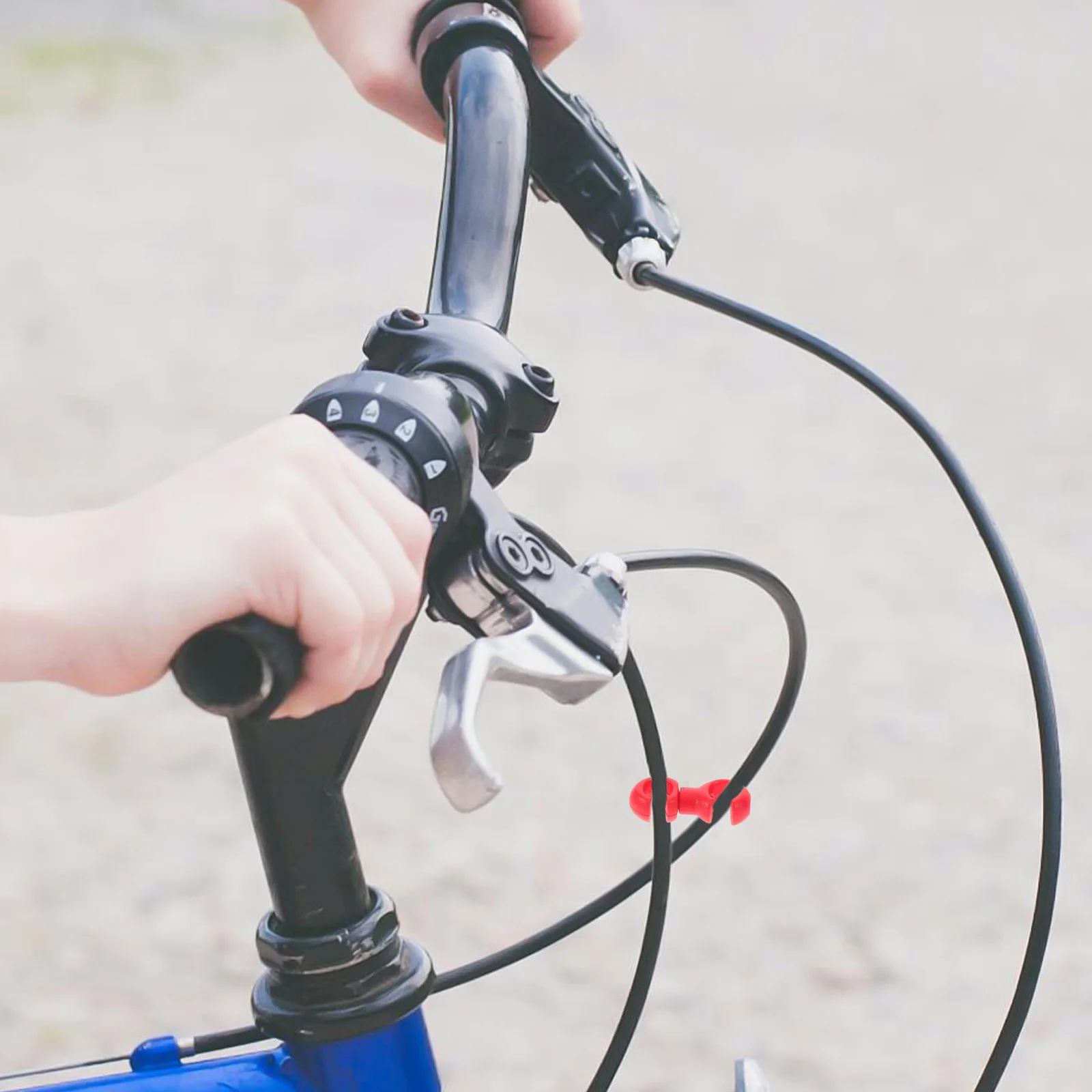 

30pcs Bicycle Clips Bike Brake Cable Clamp For Hose Line Storage Durable Easy Install Mountain Road Bike Use Cable Clamp Brake