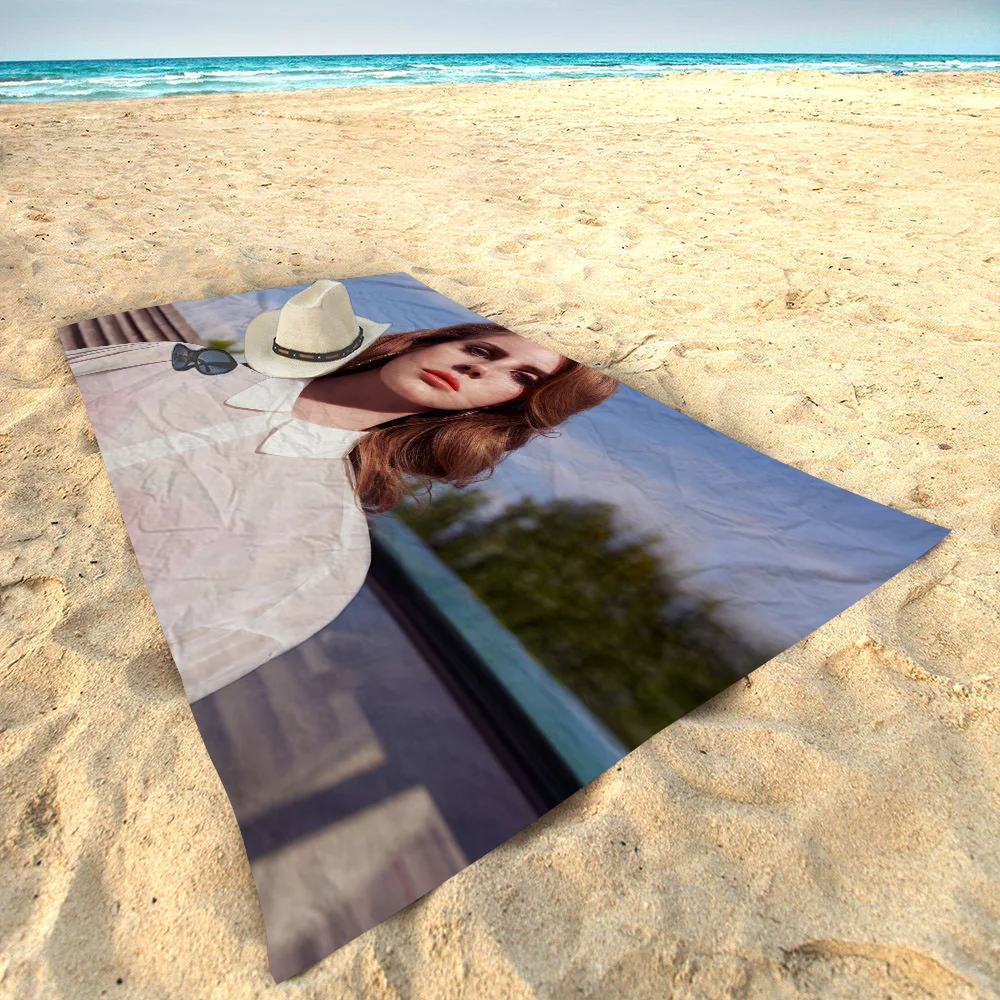 L-Lana-Del-Rey Towel Microfiber Beach Towel Absorbent Quick dry Soft Yoga Swimming Resort Mountain Climbing Towel