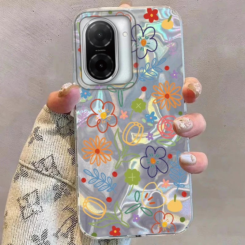 Sommer Bunte Blume Telefon Fall Für Redmi Hinweis 14 13 12 11 10 8 9 Pro Plus 10S 11S 12S 14S A5 A3 A1 A2 14C 13C Schmetterling Abdeckung