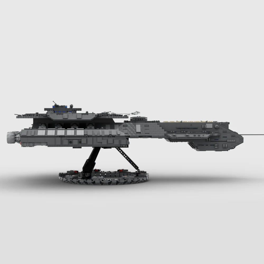 9360 قطعة MOC-35381 كوكب الفيلم ستارجيت أتلانتس SG-1 يو اس اس ديدالوس سفينة الفضاء العميق سفينة الفضاء لعبة مجسمة كبيرة الطوب الأطفال هدية
