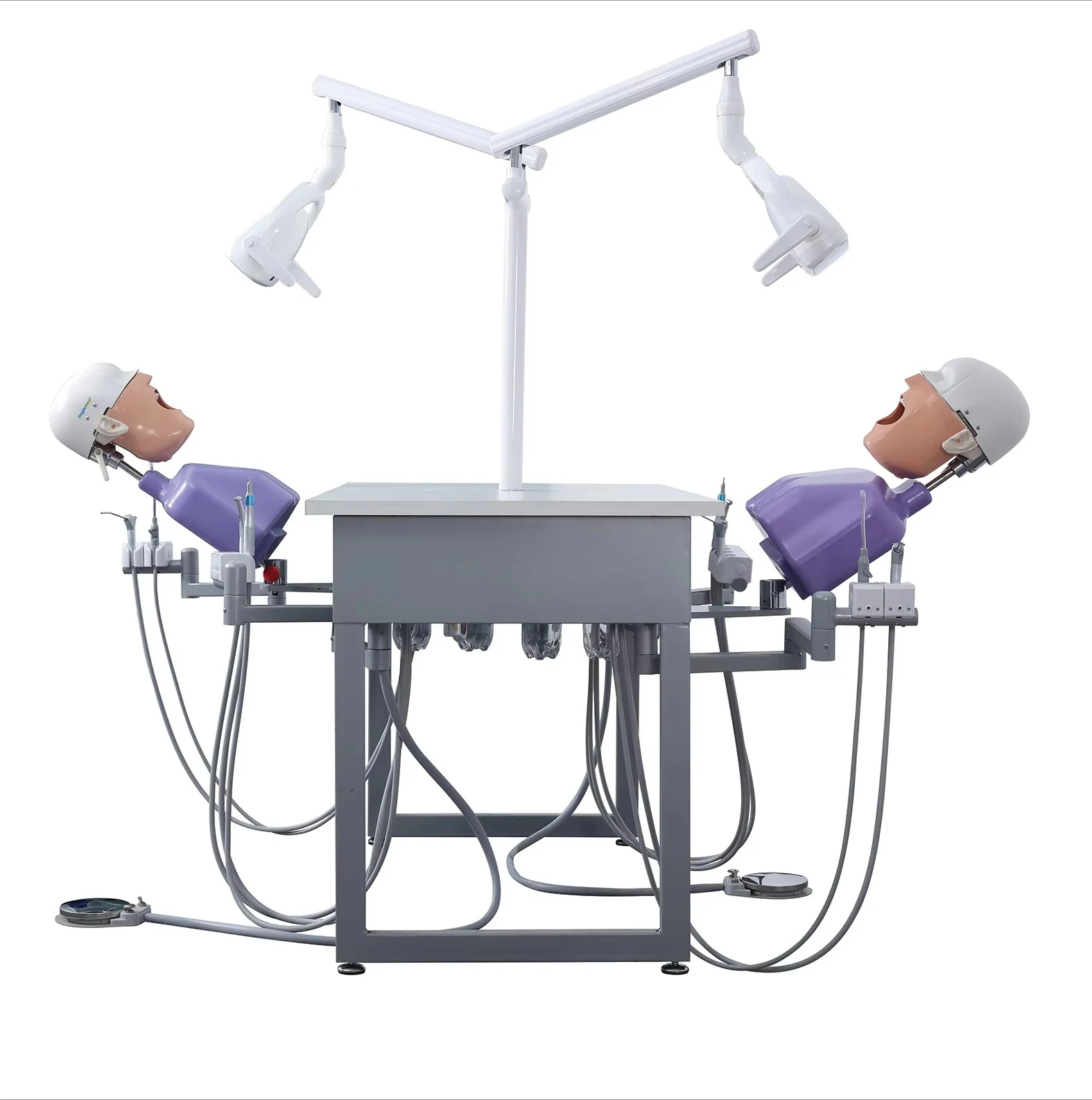 Double Person Electric Dental Simulation Units Dental Chair Simulator Unit for Dentist Training Education