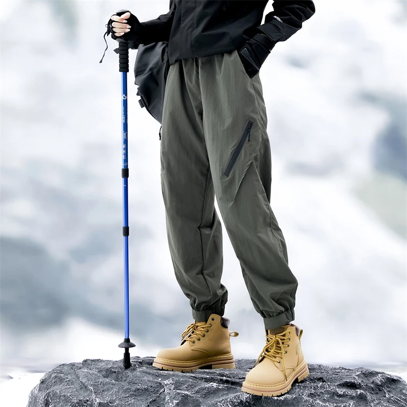 

Повседневные брюки унисекс для улицы. Ветрозащитные и водоотталкивающие, новые стильные универсальные модные брендовые брюки-карго, свободные и прочные.