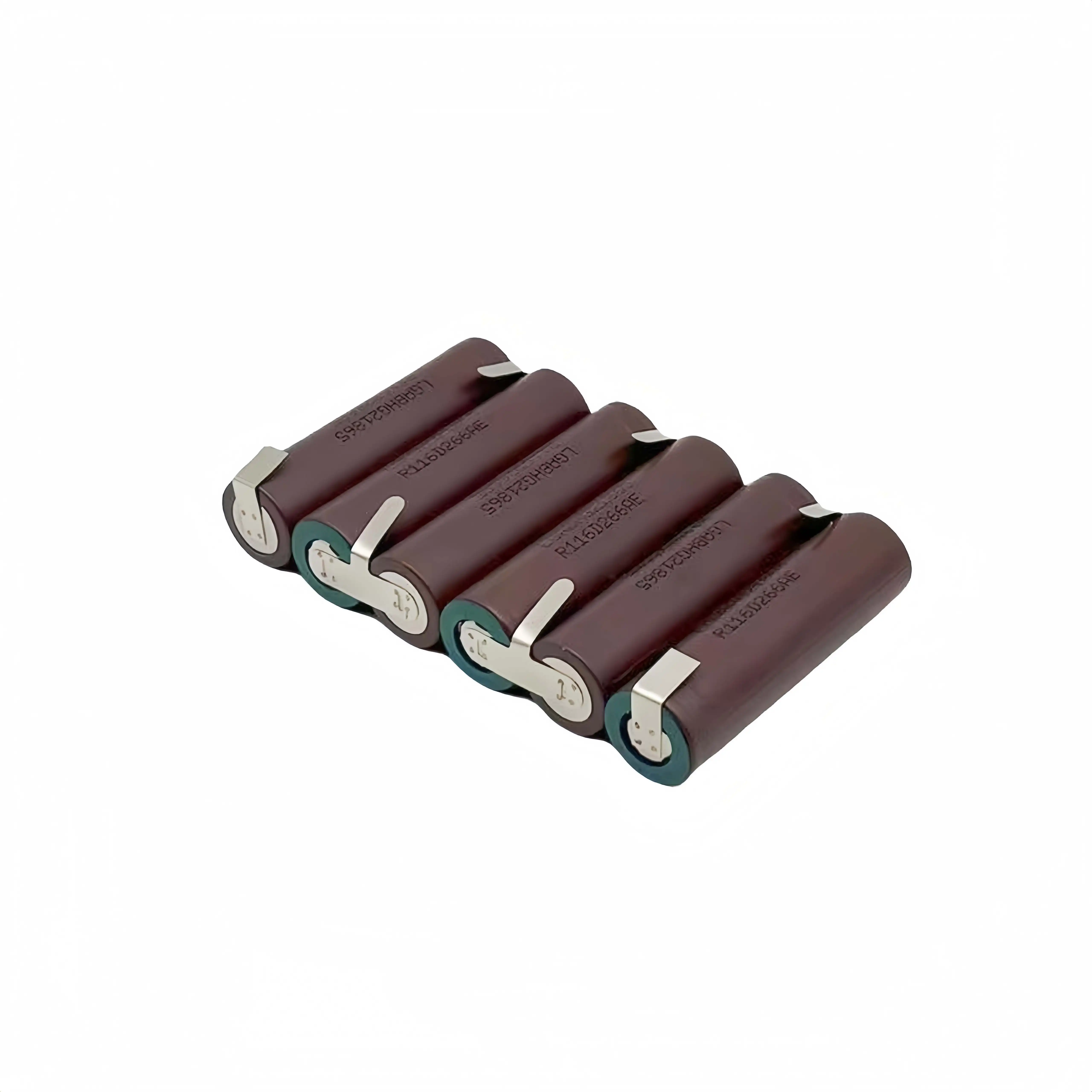 6S1P 18650 25.2V HG2 lithium battery pack custom battery welding 3500mAh battery