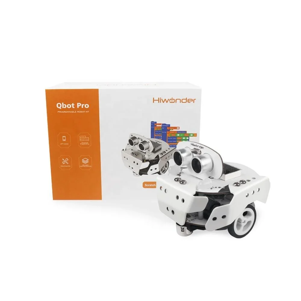 Hiwonder Qbot Pro STEAM Education Car Kids Toys Compatible with Scratch Arduino Lego Secondary Development