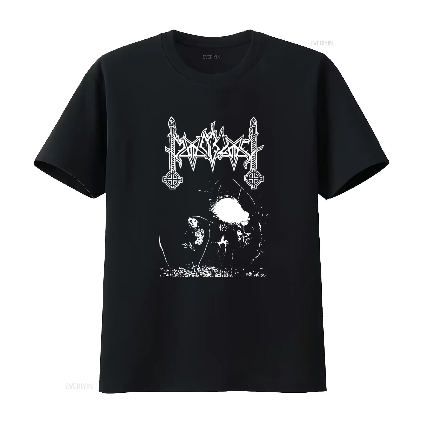 Camiseta Moonblood TS Darkthrone Gorgoroth Beherit Sarcofago Blasphemy Warloghe Design Gótico Metal para Homens Vintage Lavada