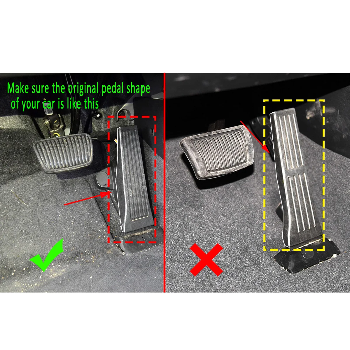 Stainless Steel Auto Brake Gas Pedal Pad Cover LHD For Hyundai Sonata Tucson Santa Fe Kia Sportage Sorento Stinger Optima K5