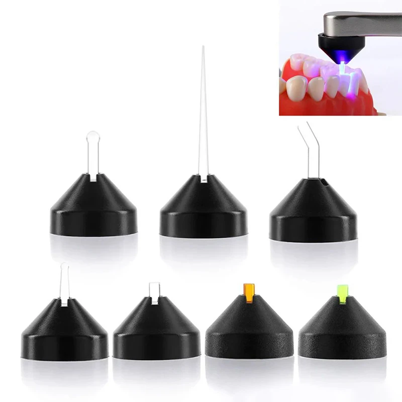 

7 Pcs Dental Magnetic Endo Guide Pointcure Lens Proxicure Translume Curing Light Accessories Dentistry Lab Supplies Tools