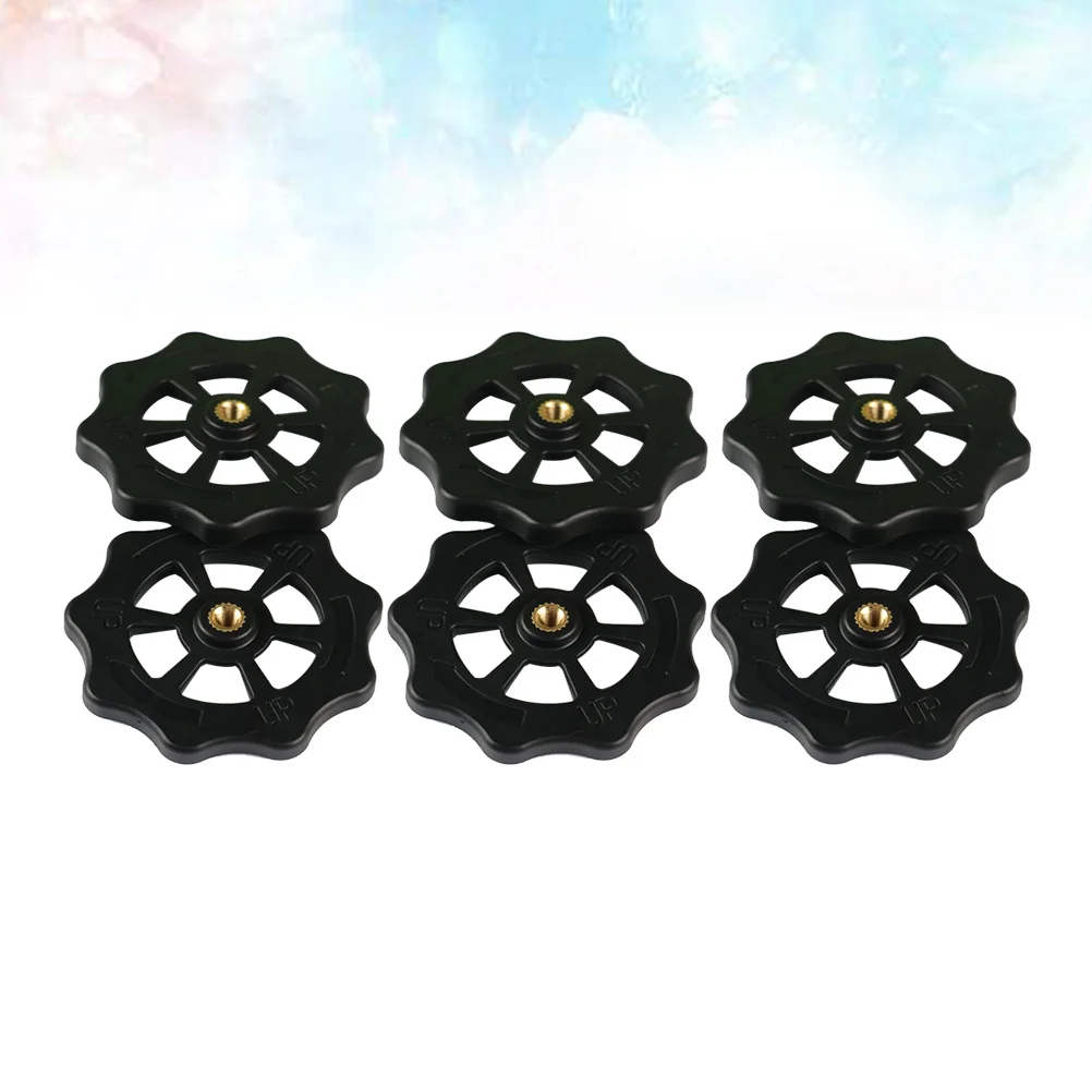 

4Pcs 3D Printer Screw Nut Professional Rotary Knob for Tornado 3D Printer Upgrade Accessories Big Hand Leveling Black