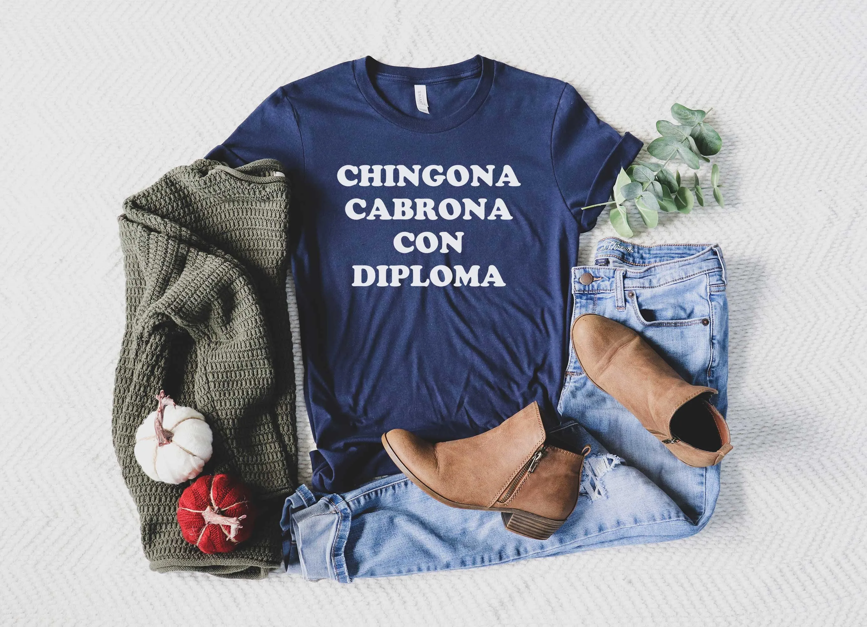 Chingona cabrona con diploma spanish graduation shirt Educated Latina Mexican Pride graduacion