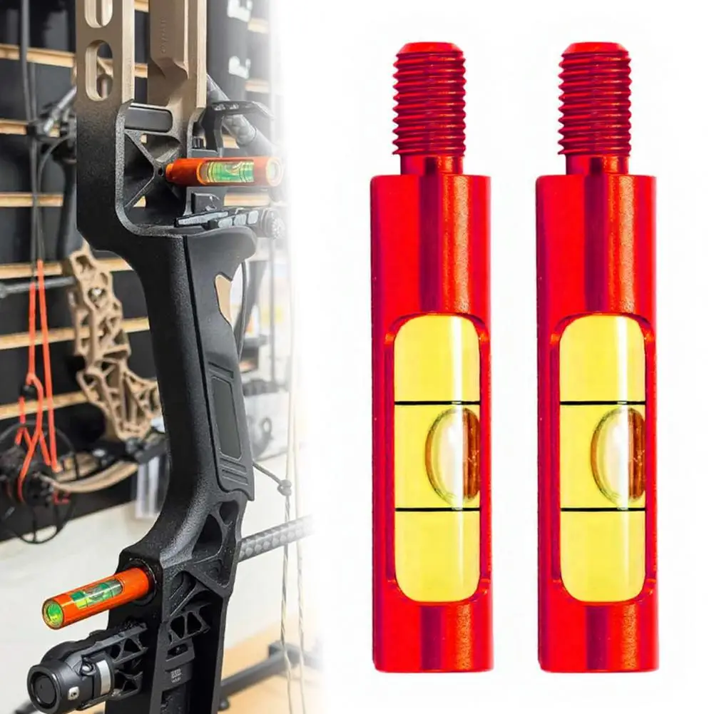 القوس S أداة 1 أو 2 قطعة ثقب البرجر القوس مستوى خفيفة الوزن الرماية الراحة العالمي المسمار في مجمع القوس ضبط أداة التسوية #2