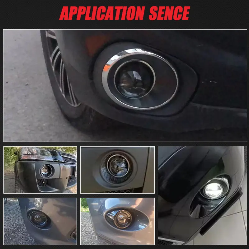 3.0 inch Fog Light Bi-LED Lamp Lenses Lens Car Headlight Retrofit For Ford Focus Ecosport Explorer Fiesta Fusion MONDEO S MAX