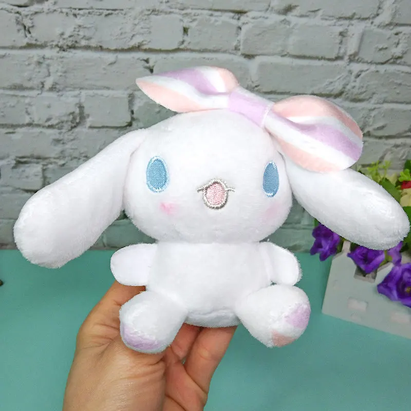 Carino Cinnamoroll peluche bambola zaino ciondolo Sanrio portachiavi bambola femminile