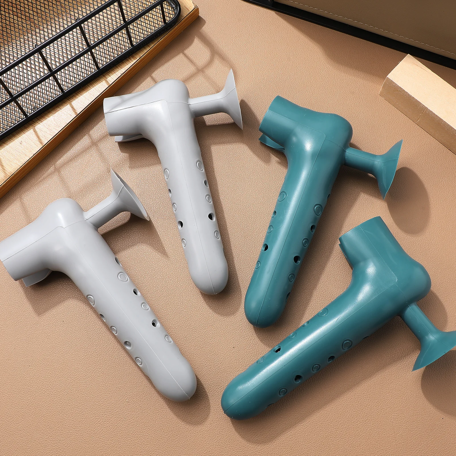 

4 Pcs Doorknob Gloves Wall Protector Silicone Handle Anti Collision Cover Stop Model