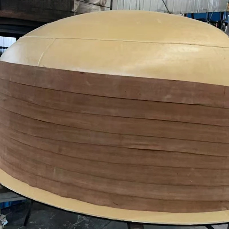 Semi-membrane airbag, water hammer eliminator, rubber inflatable airbag for large pressure buffer tank