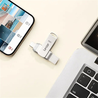 Lexar OTG Dual Type A Type C USB 3.2 Flash Drive Metal Pendrive 128GB 256GB D40T Max 150Mb/s Memory Stick for iPhone 15 16 Disk