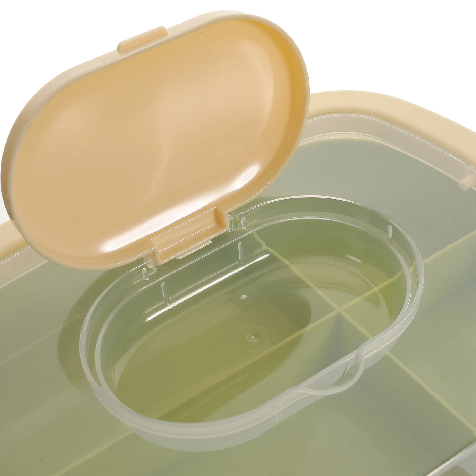 صندوق طبي منظم تصميم مزدوج شفاف لتخزين الأدوية حقيبة إسعافات أولية محمولة للصحة المنزلية