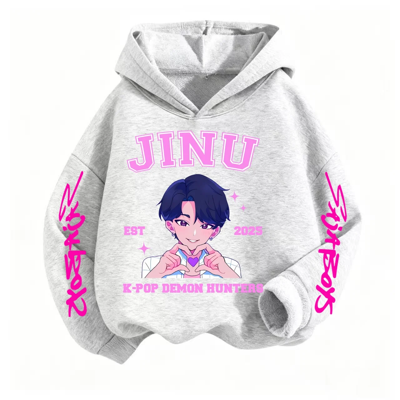 K-POP شيطان الصيادين هالوين هوديي! مطبوعات كرتونية ممتعة على سويت شيرت مريح للأولاد والبنات. اختيار المفضل في جميع أنحاء العالم