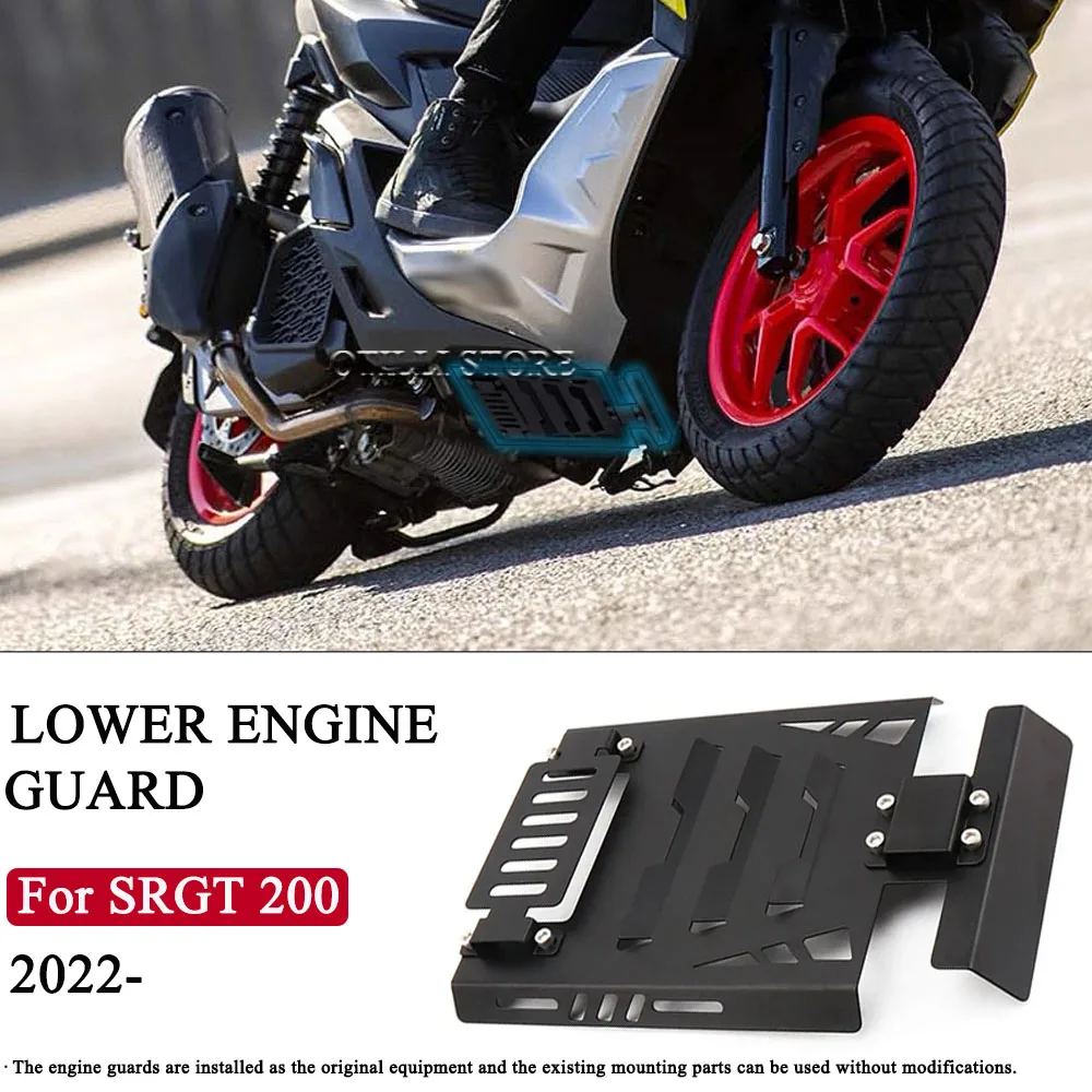 

New For Aprilia SRGT200 SRGT 200 Belly Pan Protector SR GT200 125 SRGT 200 2022 2023 Lower Engine Chassis Guard Skid Plate Cover