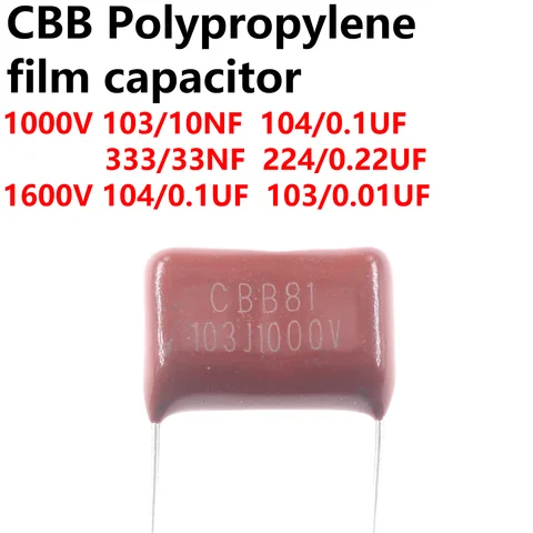 50/20/10pcs capacitor CBB 1000v 1600v 2000v 105 684 103 104 474 473 305 106 475 223 335 155 224 255 334 102 185 222 333 355
