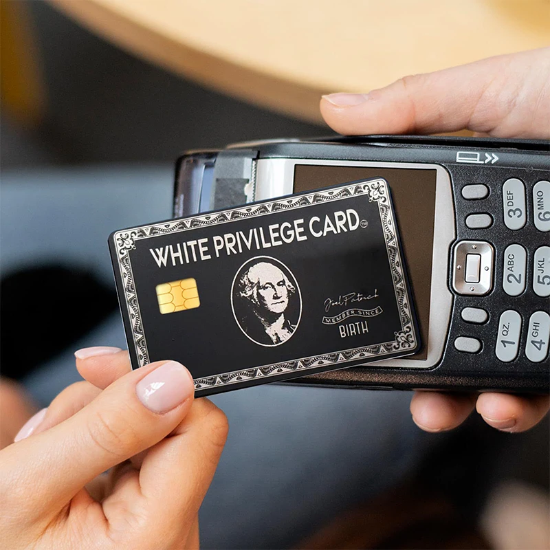 4 قطع من بطاقة الخصم البيضاء التي تحمي بدون فقاعات ومضادة للتجاعيد وغطاء نحيف #4