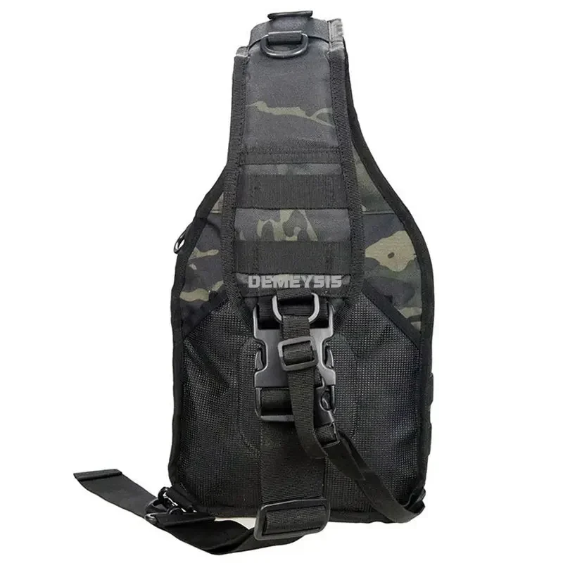 Tactical Molle Chest Bag Adjustable Strap Hiking Hunting Camping Trekking Sling Chest Pack Fishing Bag Sports Crossbody Bags