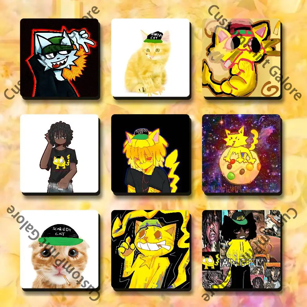 

W-Wifiskeleton Cat Soft Magnetic Refrigerator Magnets Personality Decorations Creative Gifts