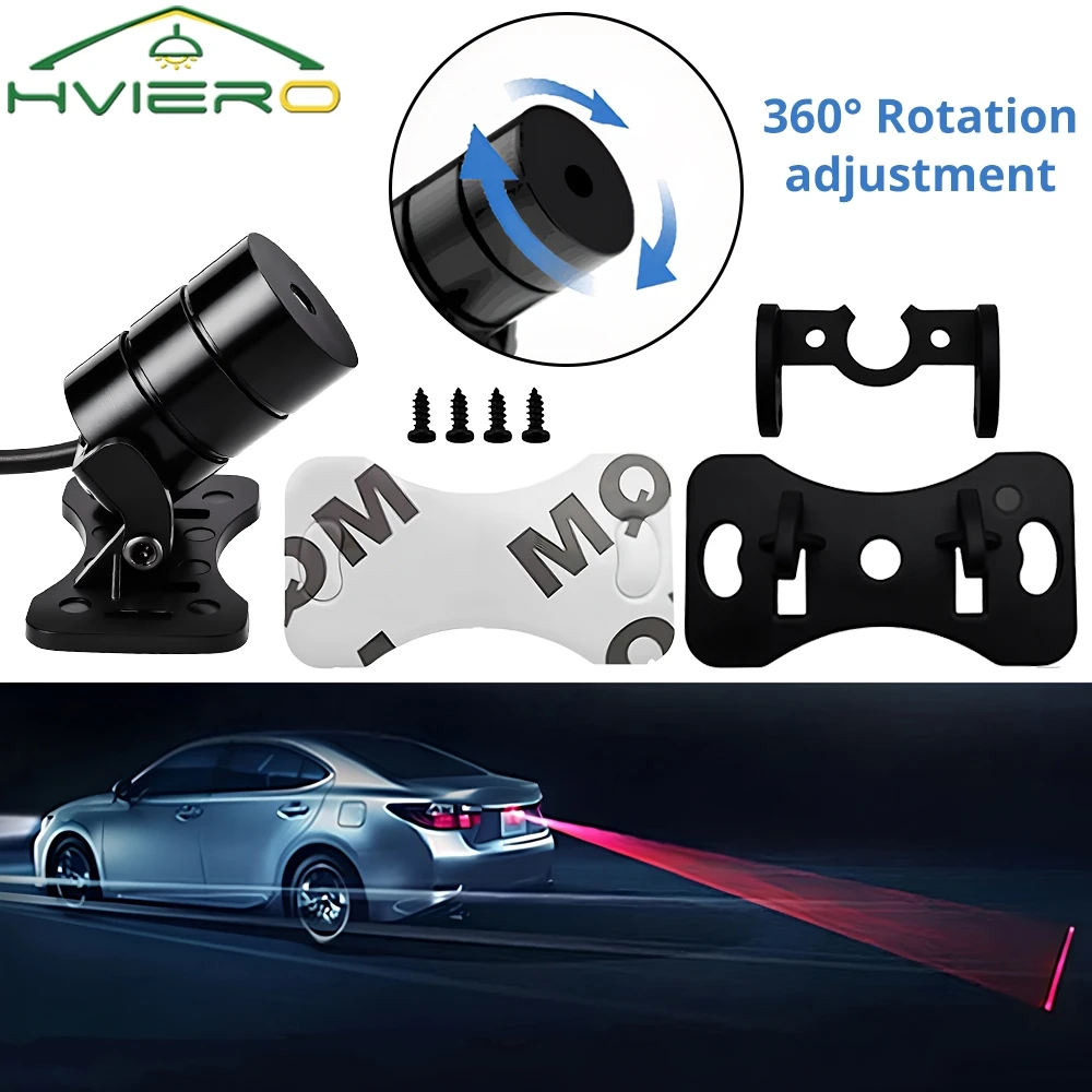 Trunk Lamps Strobe Parking Reversing Anti Collision Auto Laser Tail Clearances Brakes Signal Warning Led Safe Distance Day Light