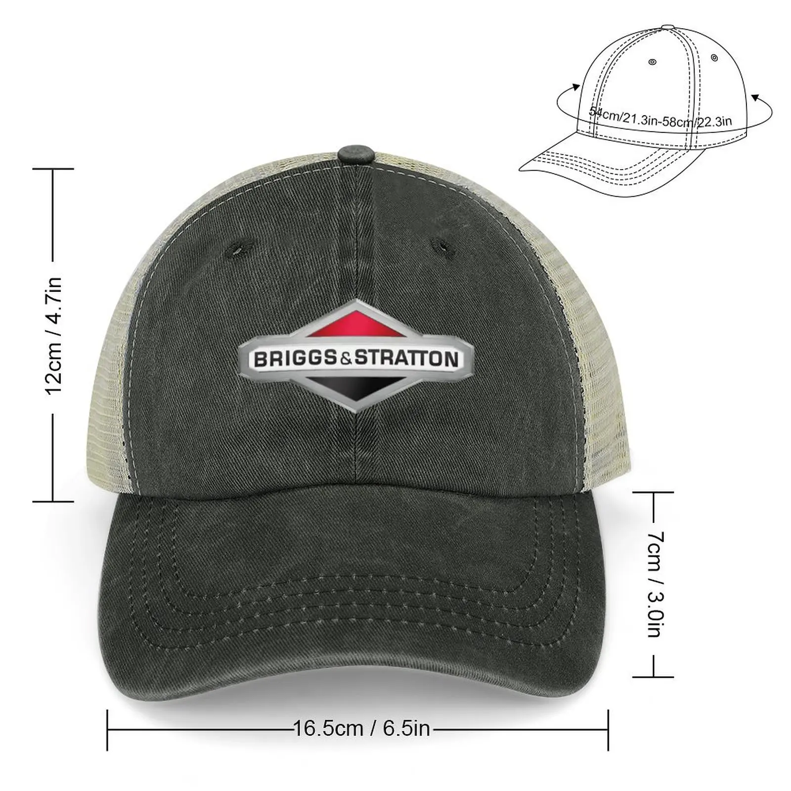 Modern Briggs and Stratton Engines Logo Briggs and Stratton Power Logo Cowboy Hat Luxury Hat Hat Man Luxury Boy Child Women's