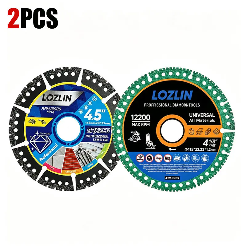 4.5 Inch Diamond Saw Blades Ultra Thin for Precise Cutting Disc Ceramic Porcelain Tile Marble Granite Metal Trimming Saw Blade