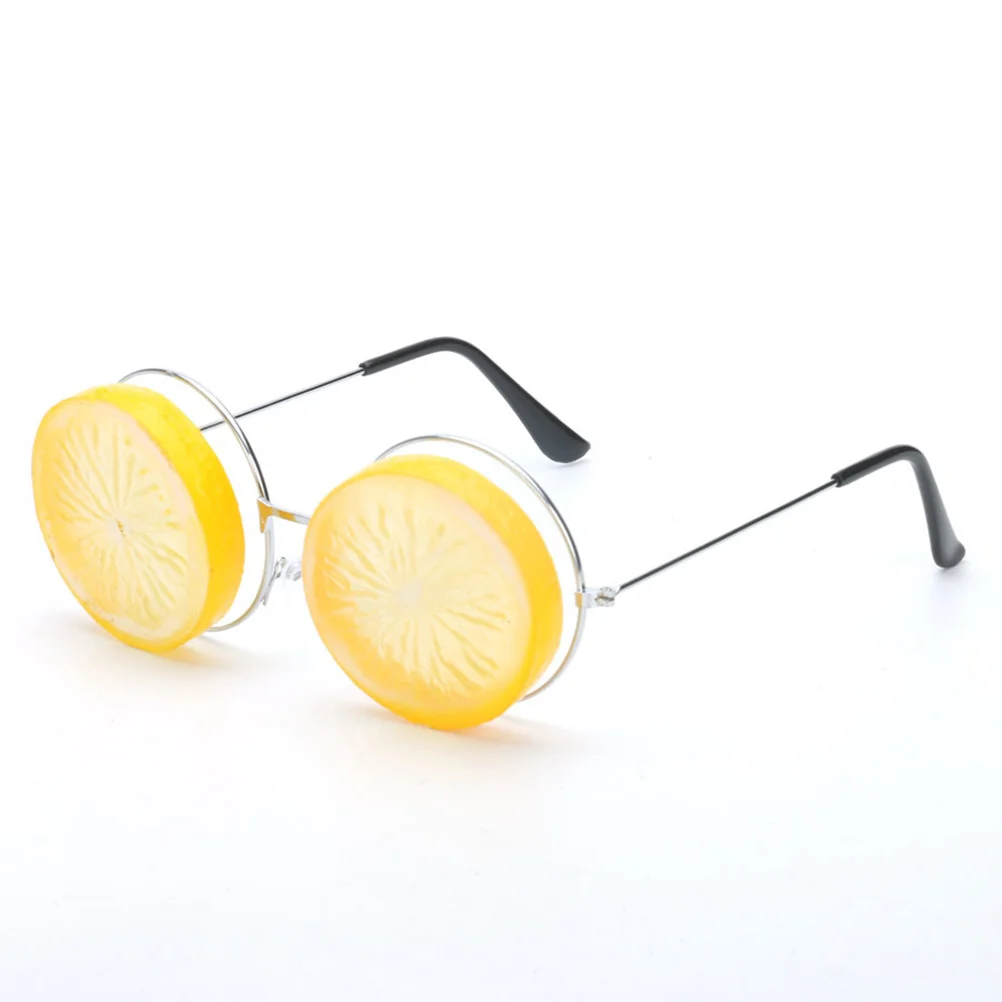 

Glasses Yellow Durable Lightweight Party Beach Hawaii Dance Masquerade Makeup Lemon Eyeglasses For Masquerade Eyeglasses