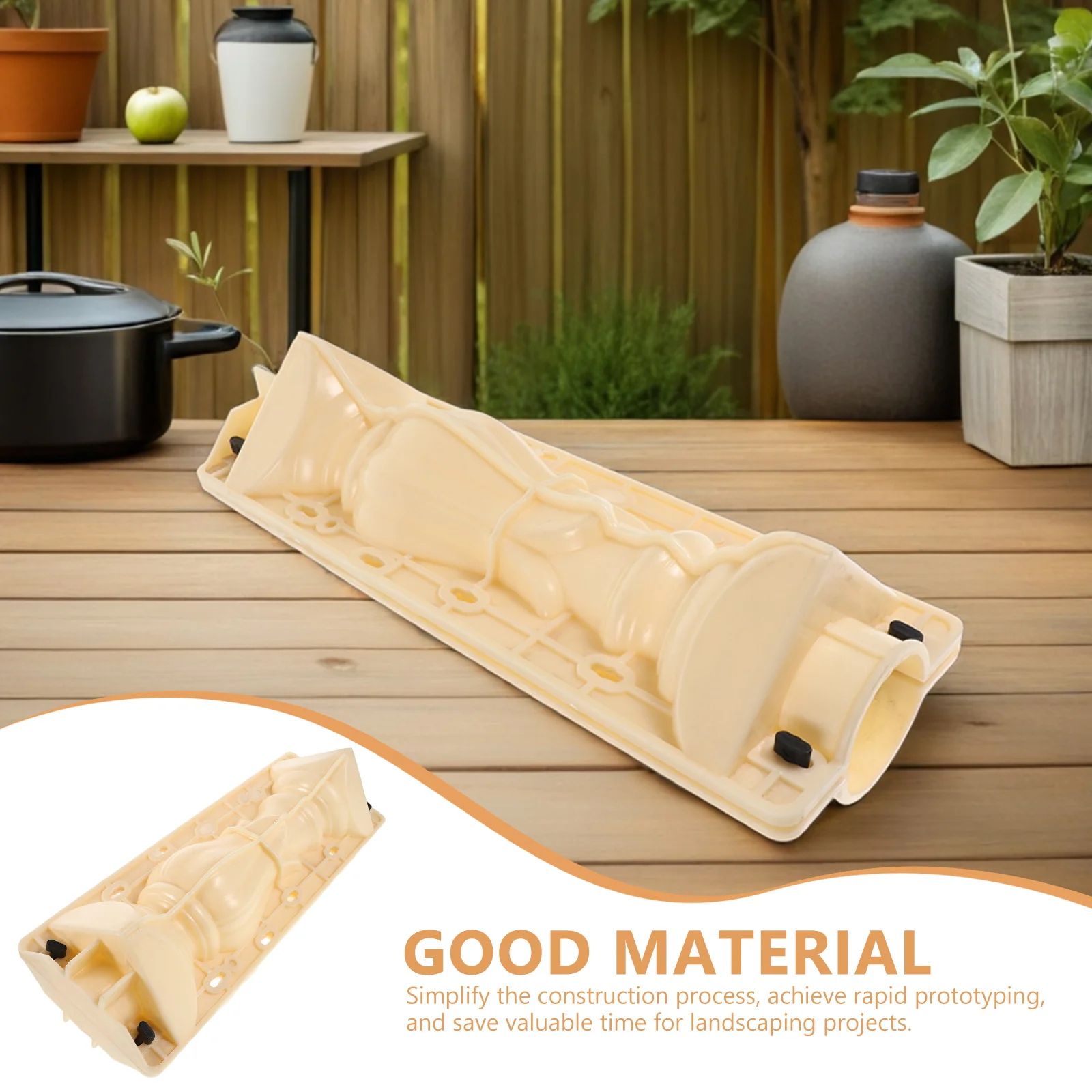 قالب العمود الروماني البلاستيك للخرسانة الجص الاسمنت عمود الصب Diy بها بنفسك حديقة ديكور الدرابزين صب شكل المنزل