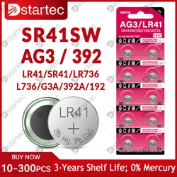 1.55V LR736 AG3 LR41 392A 392 192 SR41 L736 CX41 Button Batteries For Watch Toys Remote SR41SW AG 3 Cell Coin Alkaline Battery