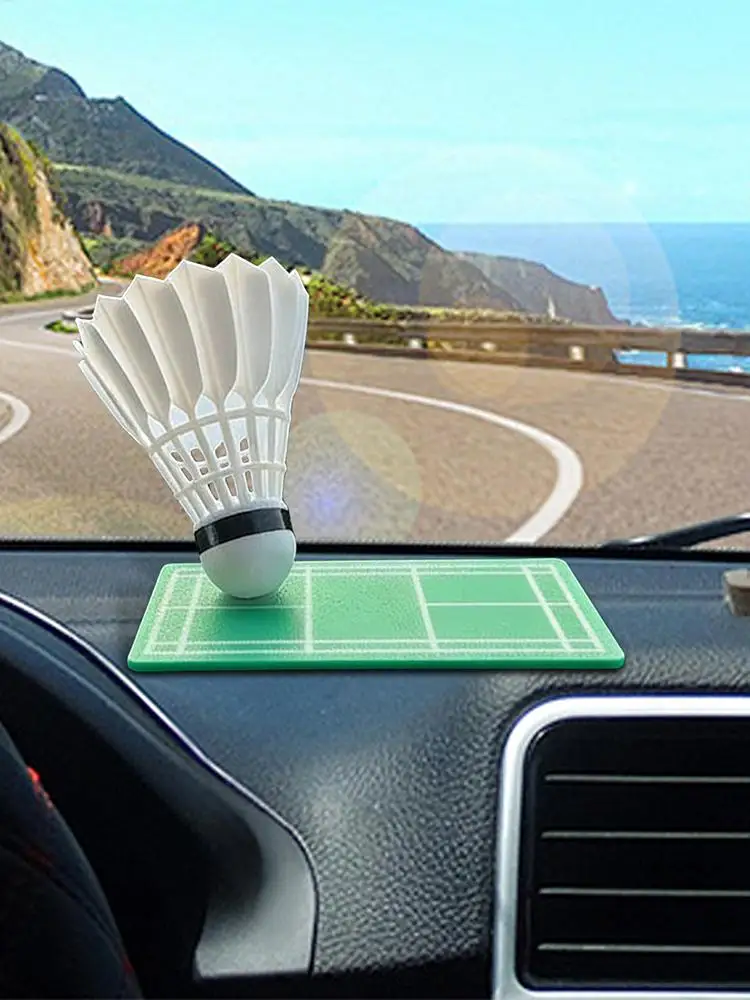Auto-Armaturenbrett-Dekorationen, dekoratives Badminton-Federball-Modell, fallende Badminton-Federball-Figuren für Autos und Fahrzeuge