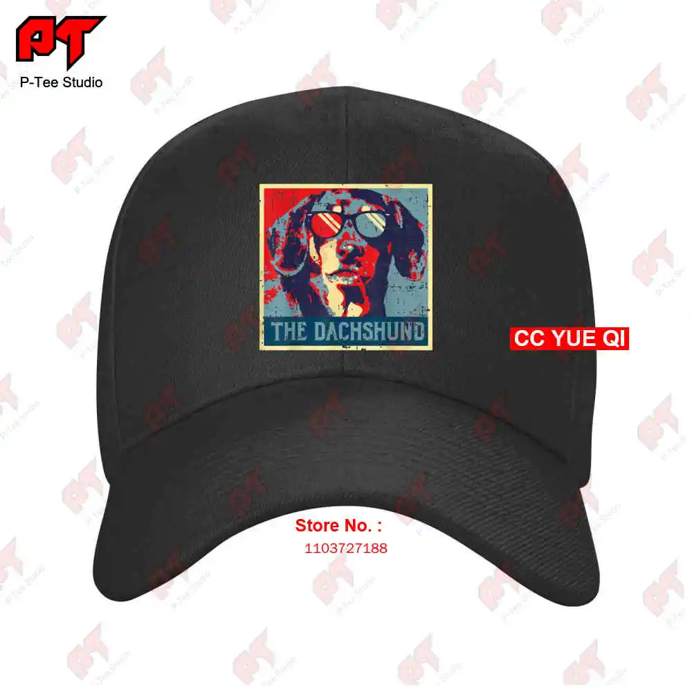 Póster de Dachshund Weiner salchicha perro mascota gorras de béisbol, gorra de camión, 5J7C