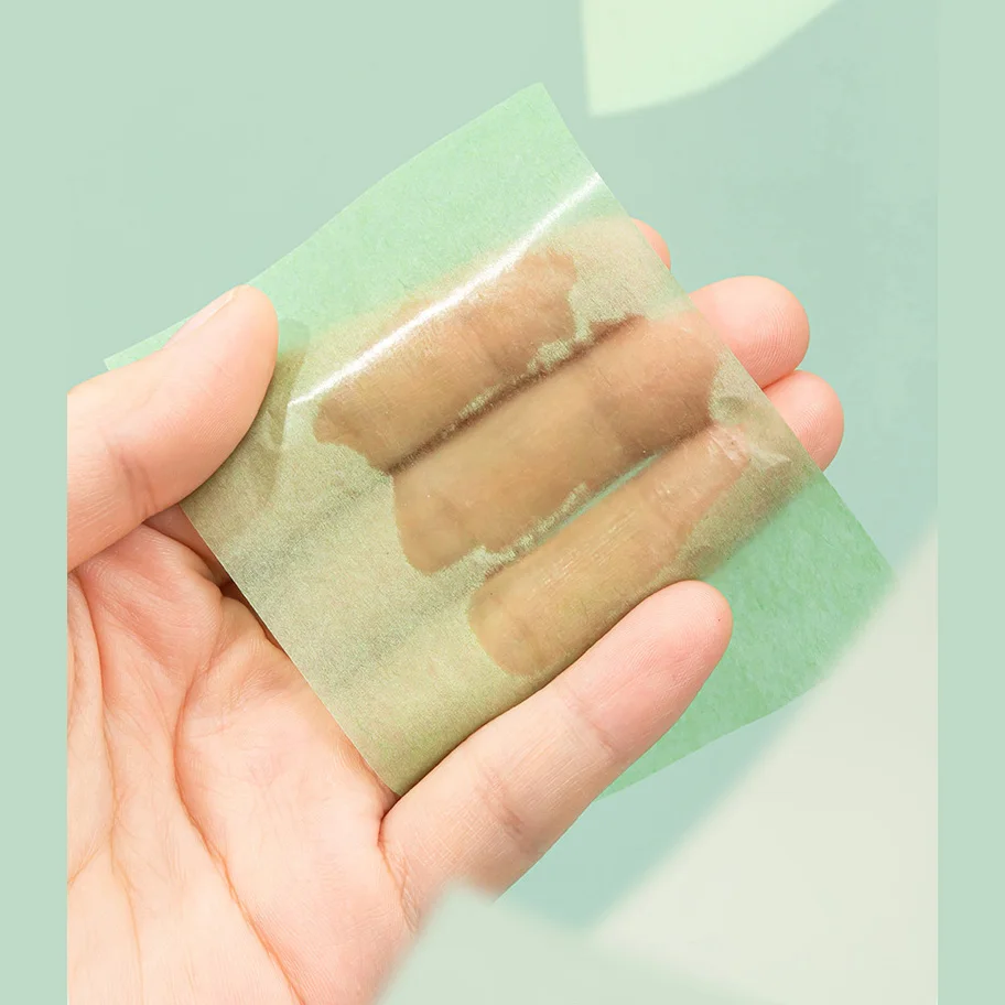 100sheets Face Oil Absorbing Paper Face Wipes Anti-Grease Paper Facial Absorbent Paper Woman Facial Care Paper Facial Cleaning