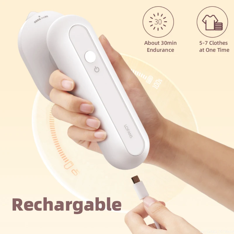 Youpin Lofans Cordless Electric Iron for Clothes Portable Wireless Garment Generator Road Mini Irons Ironing for Home Appliance