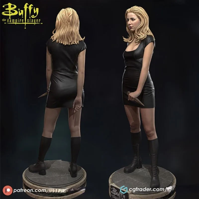 1/24 Scale Resin Figure Assembled Model Kit Fantastic Miniature Buffy the Vampire Slayer Unassembled and Unpainted  sculpture