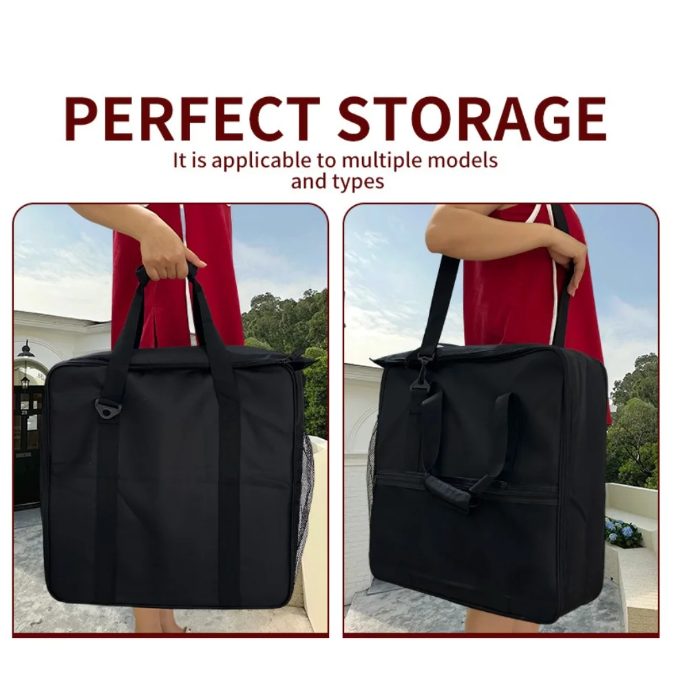 حقيبة حمل سوداء لآلة Slushie FS301 لـ FS300 مع جيب شبكي بسحاب وأشرطة معززة لسهولة النقل #6