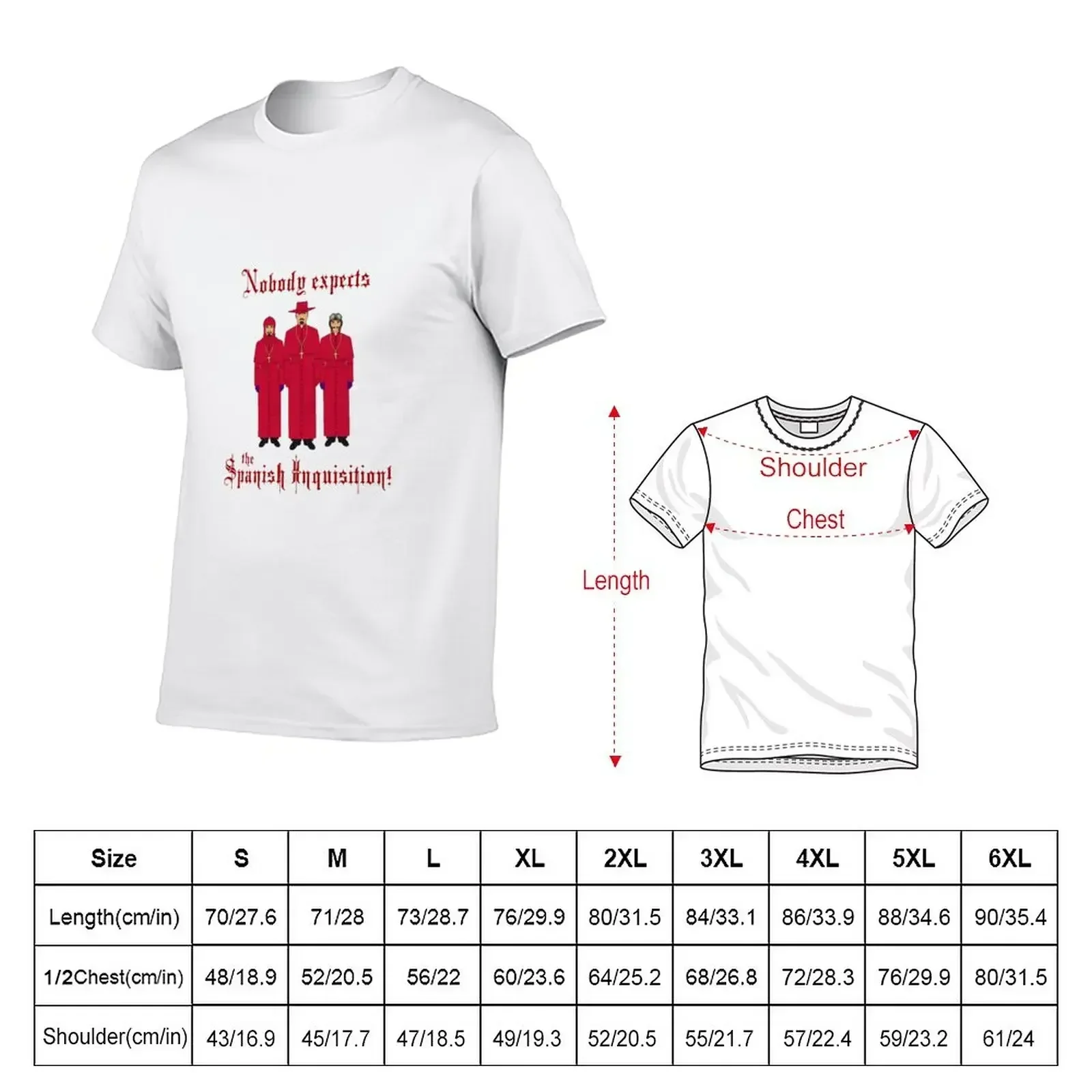Monty Python/Nobody expects the Spanish Inquisition! T-Shirt blacks aesthetic clothes t shirt men