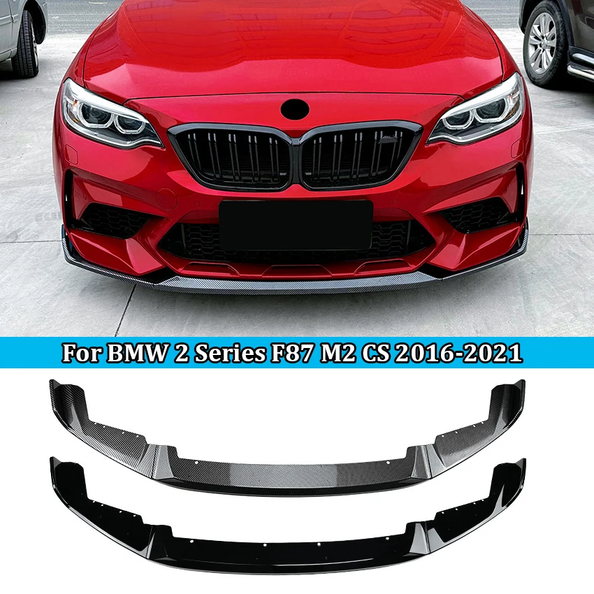 

Car Front Bumper Lip Splitter Diffuser Body Kits For BMW 2 Series F87 M2 CS 2016-2021 Spoiler Bumper Guard Accessories