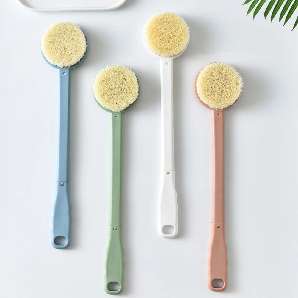 

2 Pcs Cleaning Brush Bath Man Brushes for Household Scrubber Pp Tan Multipurpose